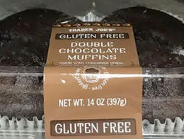 Trader Joe's Gluten Free Double Chocolate Cake Muffins (4 Count)