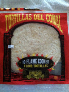 Trader Joe's Tortillas Del Comal Flame Cooked Flour Tortillas (10 Count)