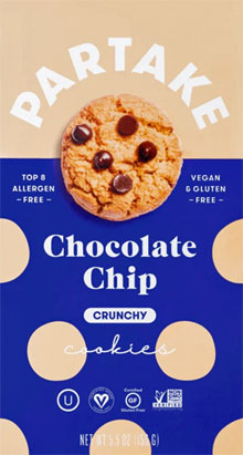 Trader Joe’s Partake Chocolate Chip Cookies