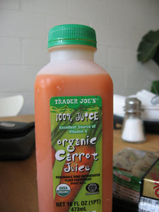 Trader Joe's Organic Carrot Juice