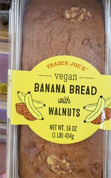 Trader Joe's Banana Bread with Walnuts (Vegan)